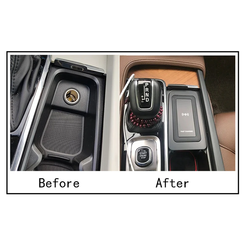 for volvo xc90 s90 v90 xc60 v60 c60 2018 2019 2020 car qi wireless charging phone charger charging plate accessories for iphone free global shipping