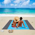 210x200 см Открытый надувной матрас Портативный коврик Dsand доказательство Пикник Карманный водный пляжный коврик для песка Одеяло складная палатка для кемпинга кровать крышка Одеяло