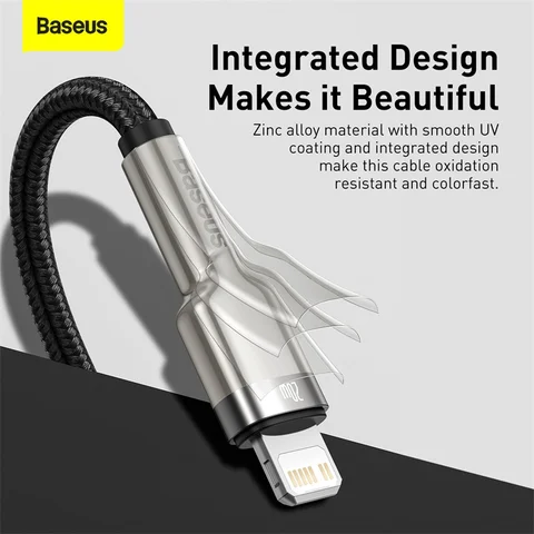 Baseus PD 20 Вт USB C кабель для iPhone 14 13 12 Pro Max 11 X Быстрая зарядка для iPad Air 4 Type C USBC зарядное устройство USB-C Date проводной шнур
