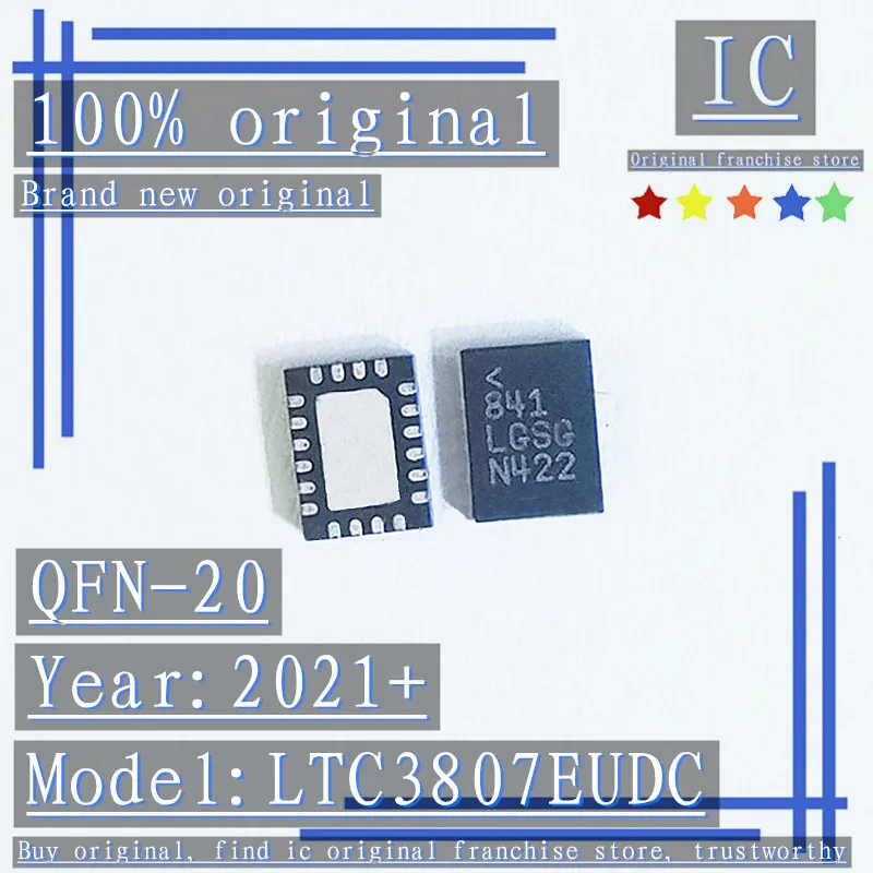2021 + 100 абсолютно новые оригинальные 1 шт. LTC3807HUDC QFN 20 LTC3807EUDC LTC3807IUDC трафаретная
