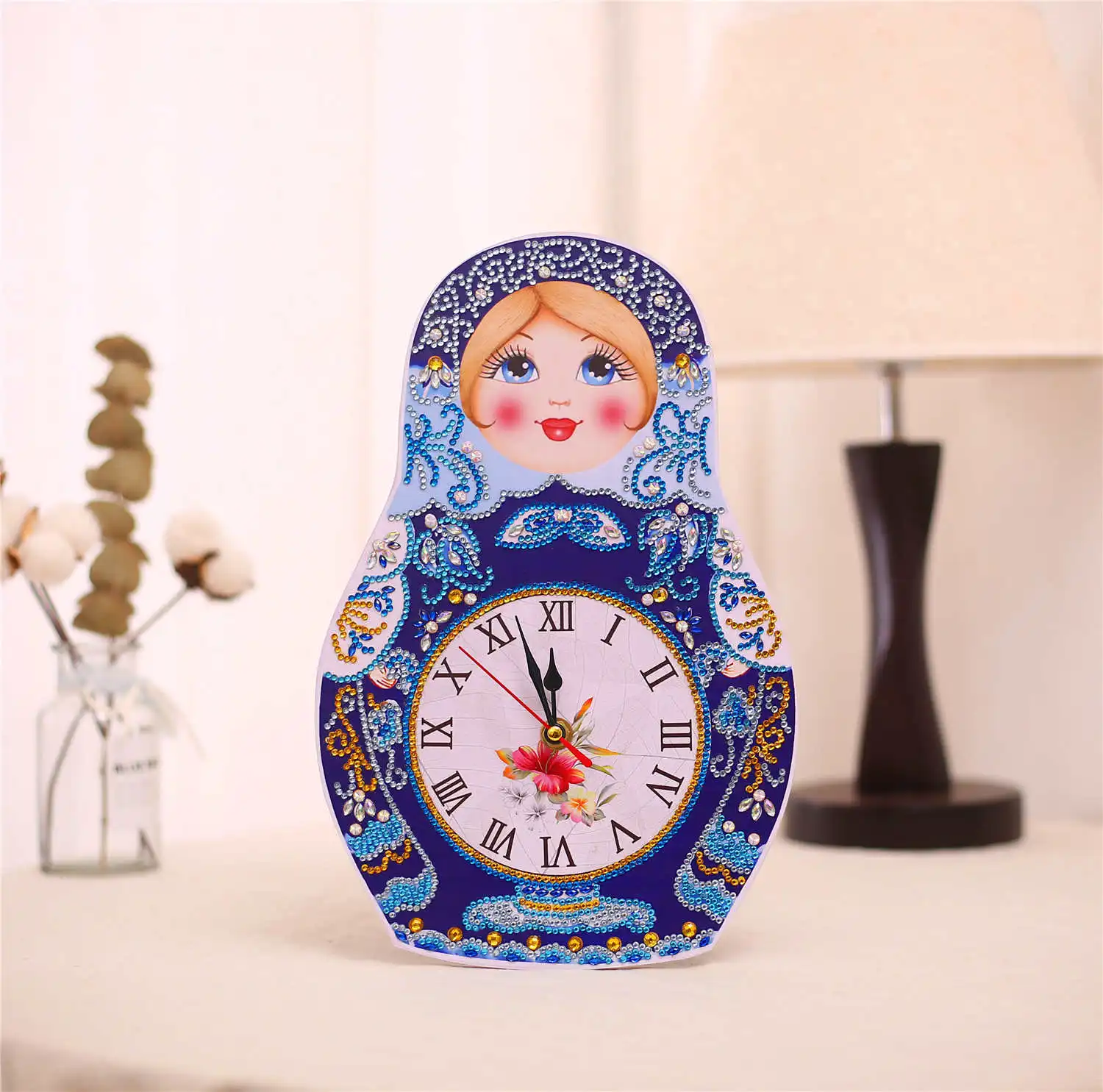 ZB9007 Сова милые животные DIY Алмазная картина часы полная дрель специальная форма дети любовь маленькая игрушка настенные часы домашний Декор теплый подарок - Цвет: ZB9007