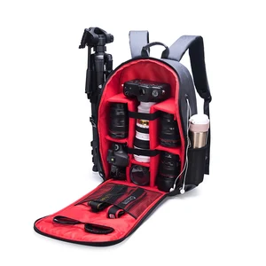 waterproof nylon camera backpack case bag men women 15 6 inch laptop backpack bags free global shipping