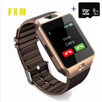 the mens watches bluetooth smart watch dz09 android phone call relogio 2g gsm sim tf card camera smartwatch for iphone samsung