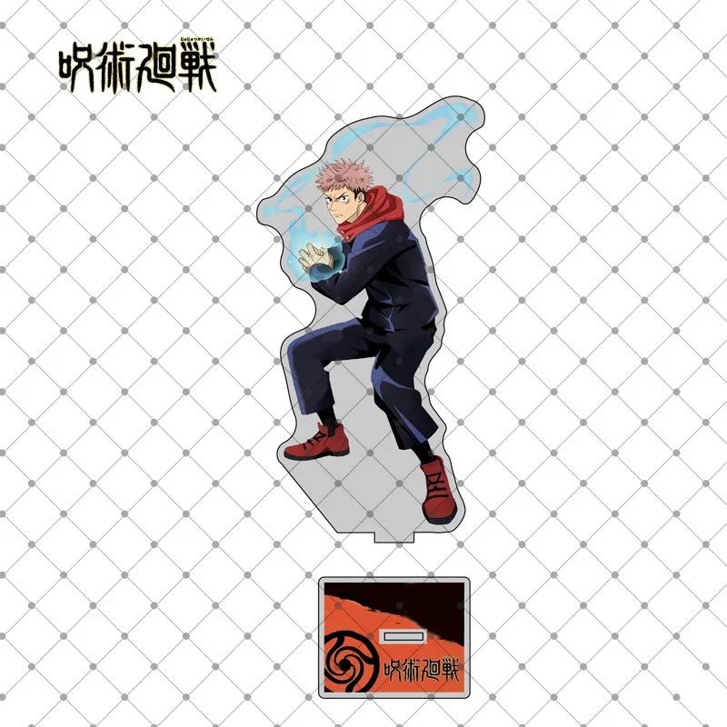 

Anime Jujutsu Kaisen Yuji Itadori Fushiguro Megumi Gojo Satoru Acrylic Figure Stand Model Plate Desk Decor 15cm toys model Gifts
