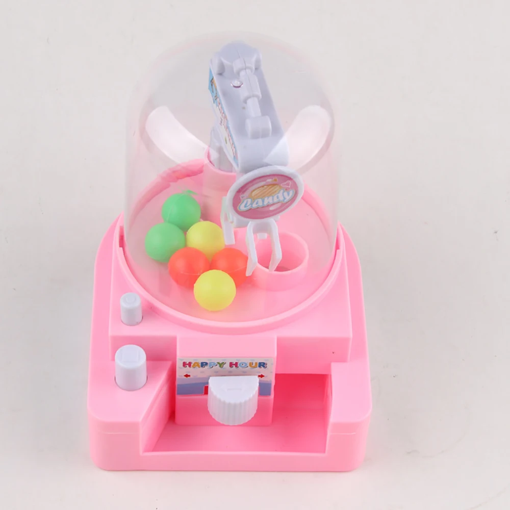 

Mini Claw Machine Doll Balls Mini Grab Catcher Game Interactive Toys Kids Doll Crane Clip Catch Arcade