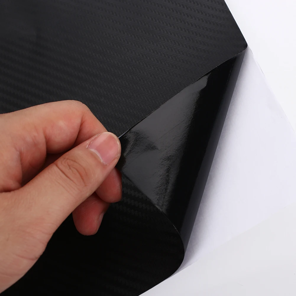 1pcs Universal Laptop Sticker 3D Carbon Fiber Film Durable Notebook Fibre Decal Skin Black | Компьютеры и офис