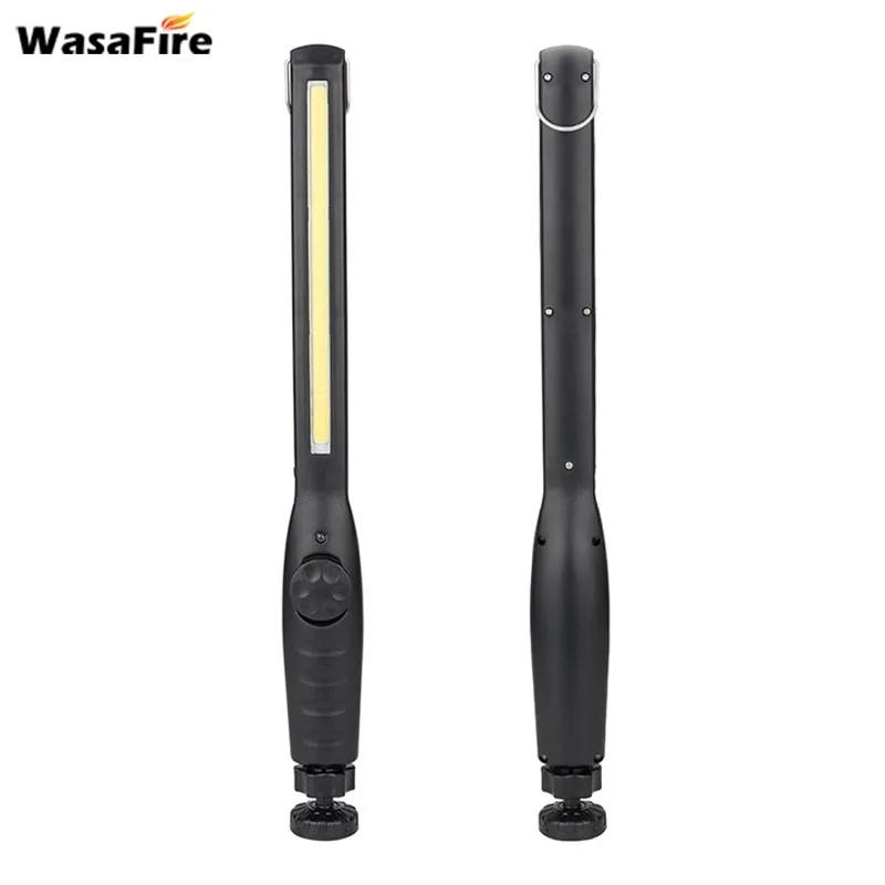 Wasafire 2 шт./лот USB Перезаряжаемый COB светодиодный Рабочий фонарь 1 * световая полоса