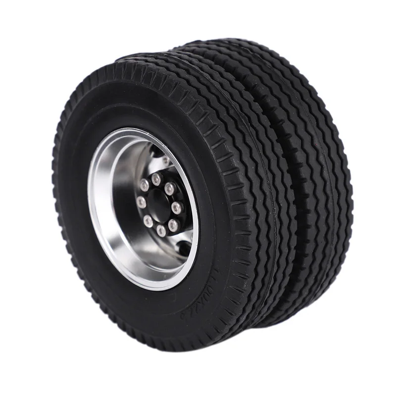 2 шт. ЧПУ задний обод колеса из металлического сплава для 1/14 Tamiya RC автомобиль