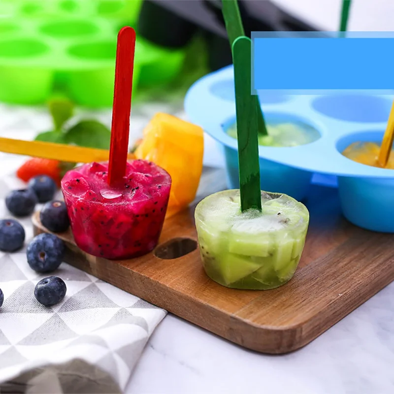 Силиконовая форма для яичного торта 7 отверстий круглая сетка яиц Паровая