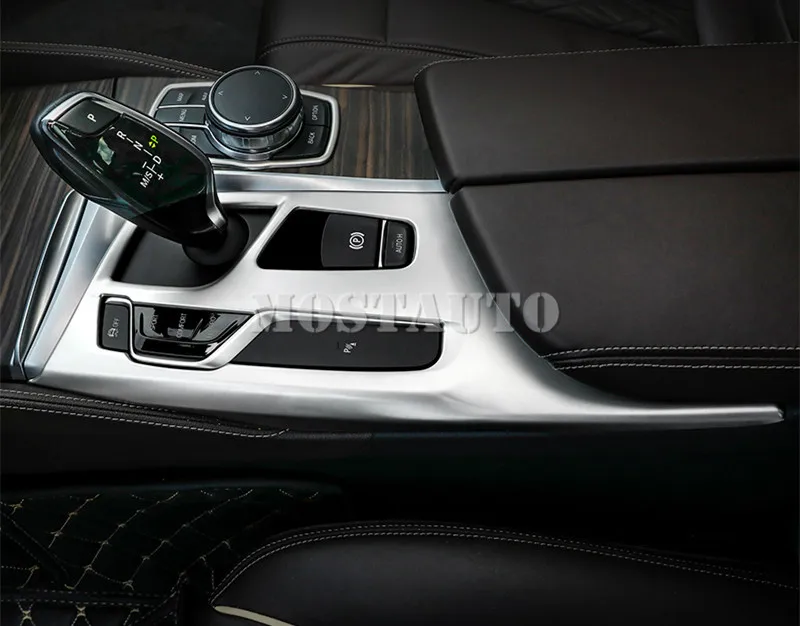 Для BMW 5 серии G30 G31 нержавеющая консоль коробка переключения передач накладка 2017