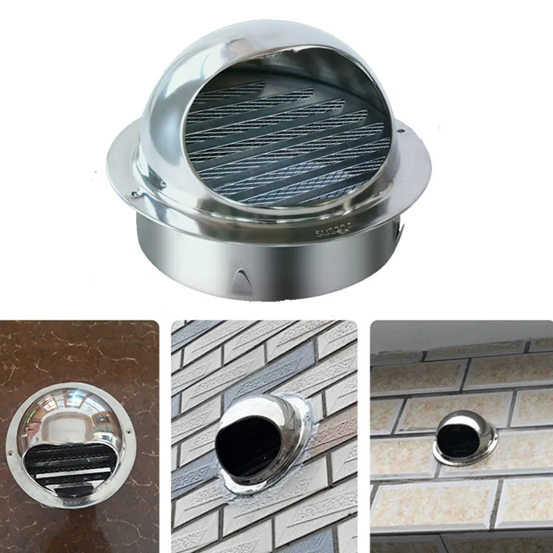 Вентиляция из нержавеющей стали выпускная решетка для вентиляции настенная