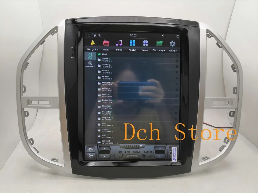 12,1 дюймов вертикальный экран Tesla стиль Android 8,1 автомобильный DVD gps навигатор плеер для Mercedes-Benz Vito Metris PX6