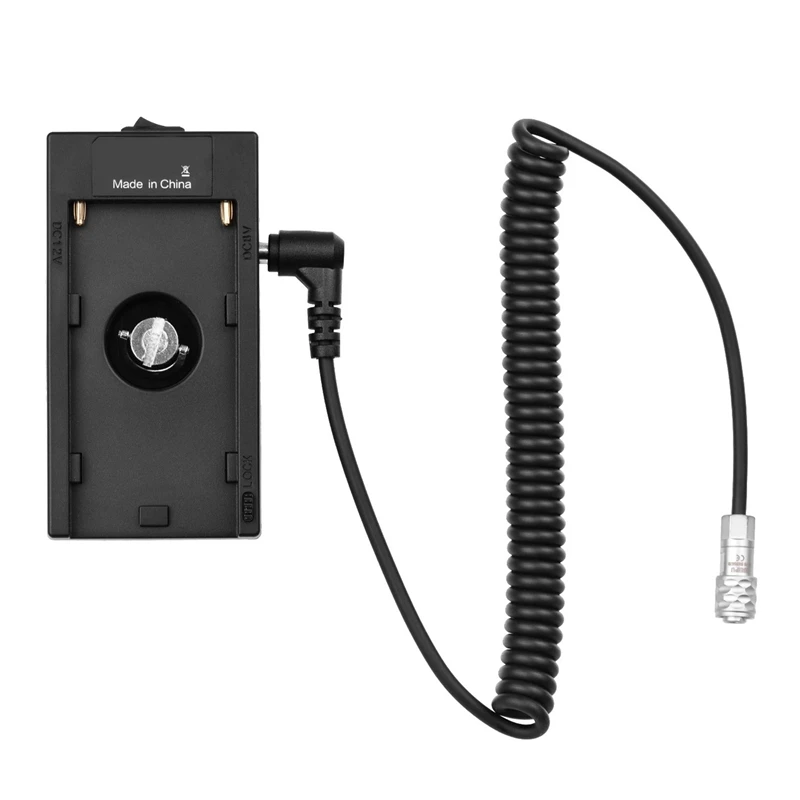 

NP-F970 адаптер держателя пластины батареи + кабель адаптера питания BMPCC для камеры 4K/6K