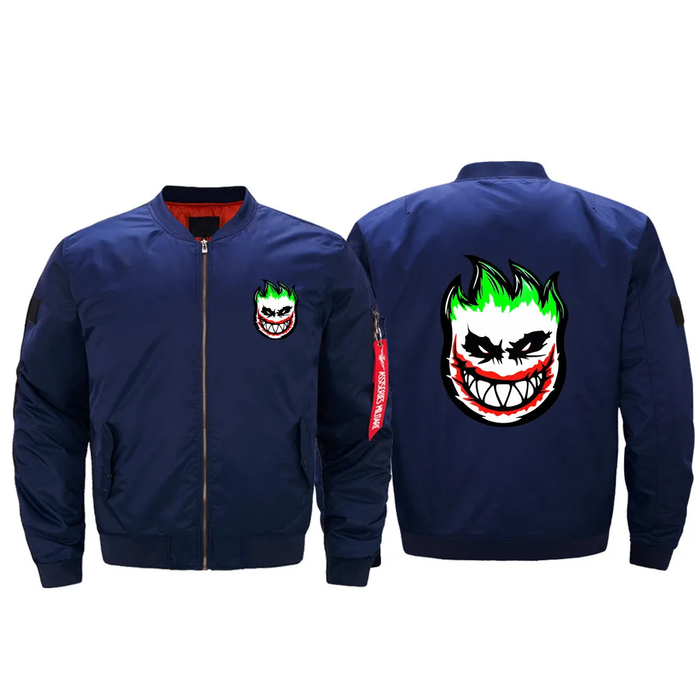 White Winter Spitfire Skateboards Sitcoms Ma1 Thick Windbreaker Air Pilot Thicken Men Jacket Bomber Oversized 5xl off | Мужская одежда