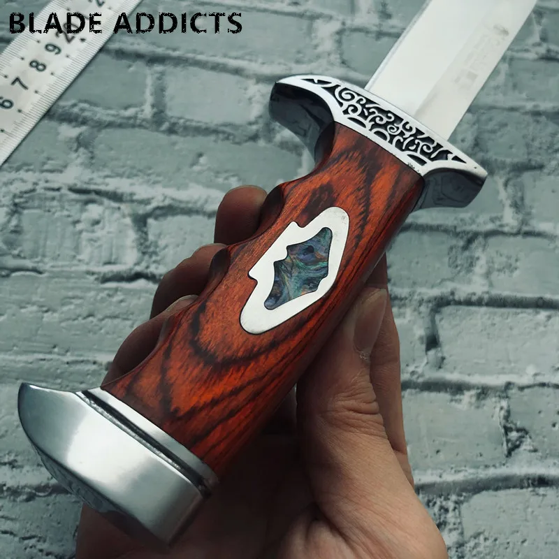 Тактический боевой нож высокого качества с фиксированным лезвием охотничий