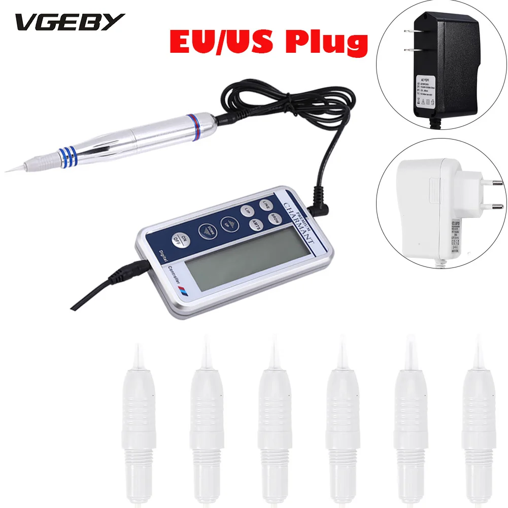 Профессиональный электрический цифровой контроллер набор для микроблейдинга