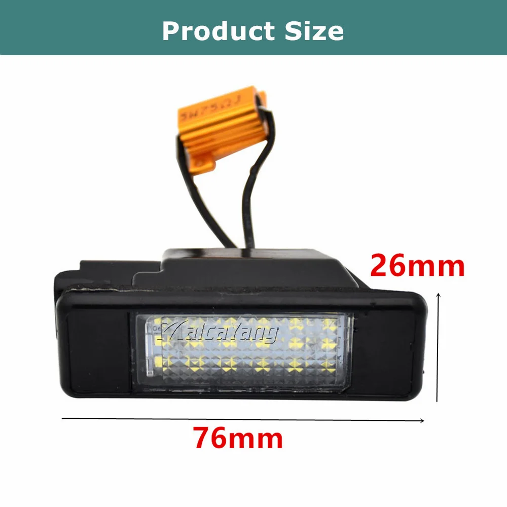 Светодиодная лампа для номерного знака Mercedes Benz Sprinter 906 / Viano W639 Vito 2 шт. без ошибок -