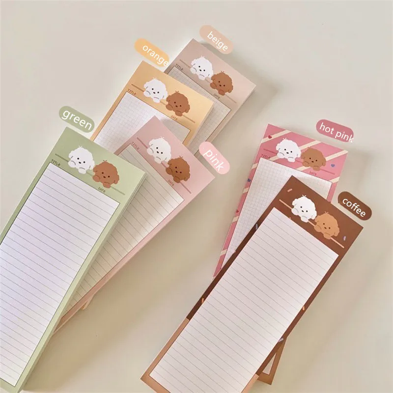 

MINKYS Kawaii Dog 50 листов B5 половинчатые блокноты для записей бумажные блокноты канцелярские принадлежности