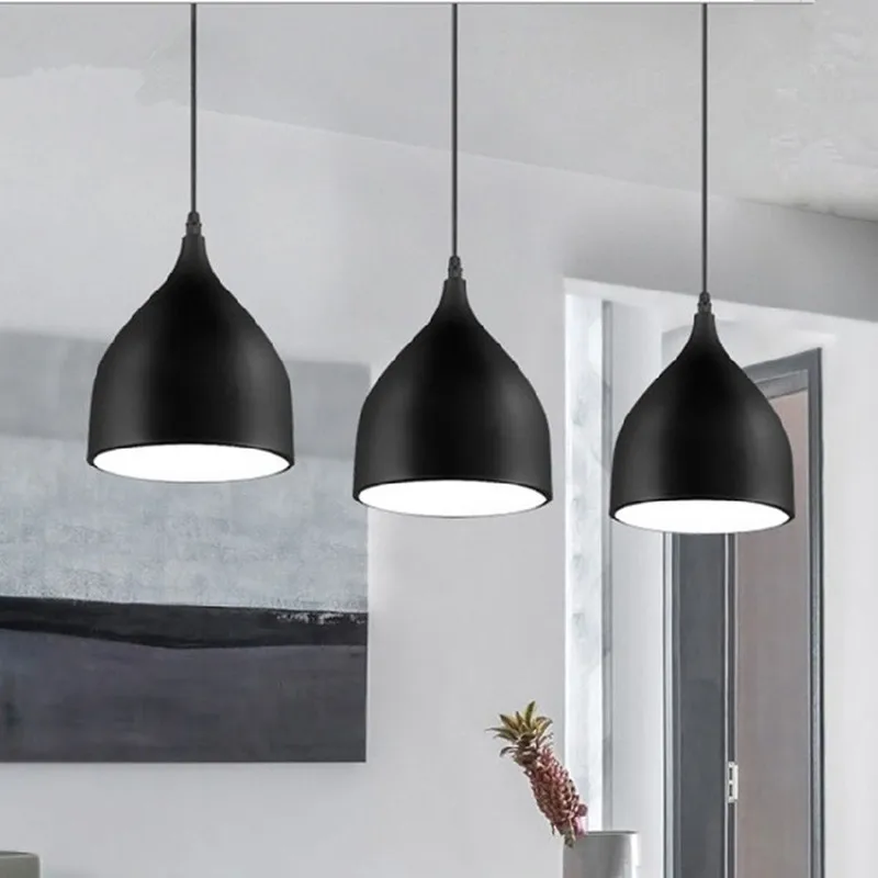 Современные 3 Подвесные светильника кухонные современные осветительные приборы