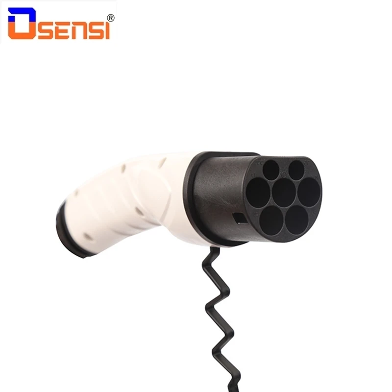 Адаптер OSENSI EVSE 32A SAE J1772 к IEC 62196 2 Тип 1 Type разъем для электромобиля EV зарядная