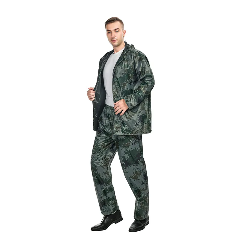 Дождевик-пончо Мужской для велоспорта легкий непромокаемый плащ многоразового