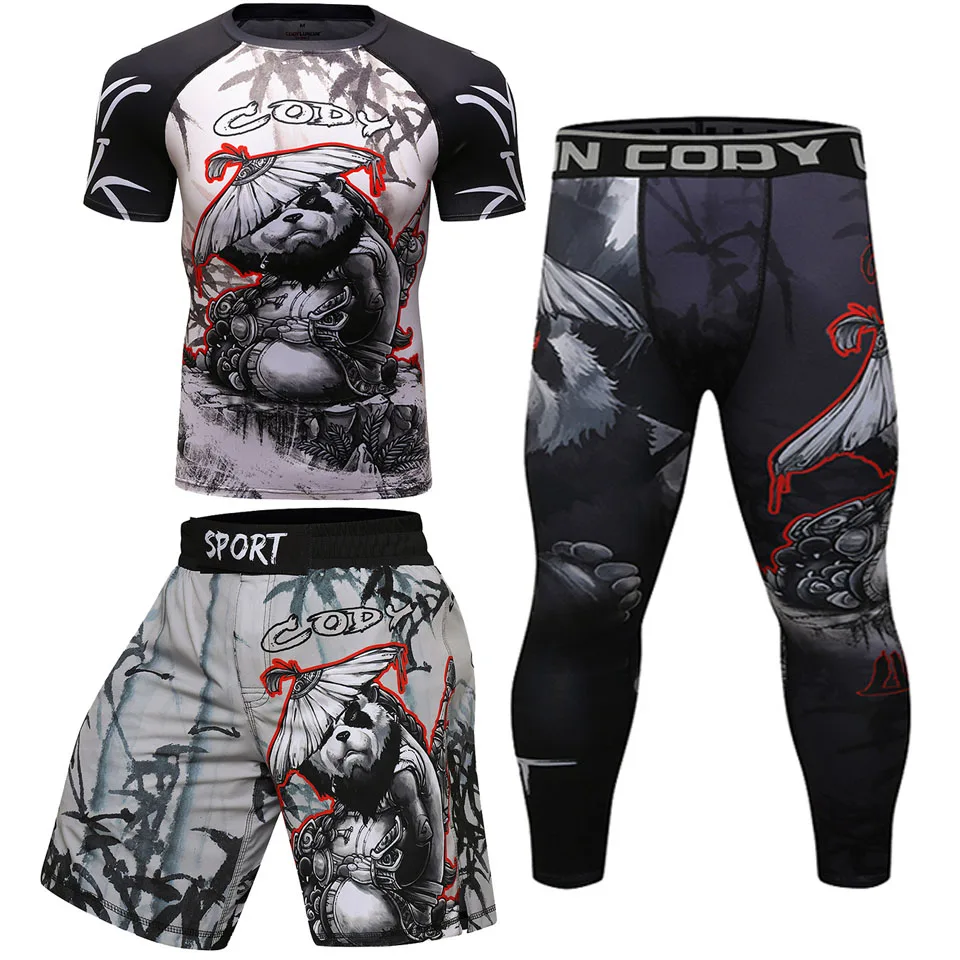 Jiu jitsu (джиу джицу) Рашгард Мужская футболка s hosen футболок для смешанных боевых