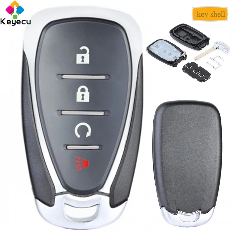 Замена KEYECU умный пульт дистанционного управления автомобильный ключ чехол с 4