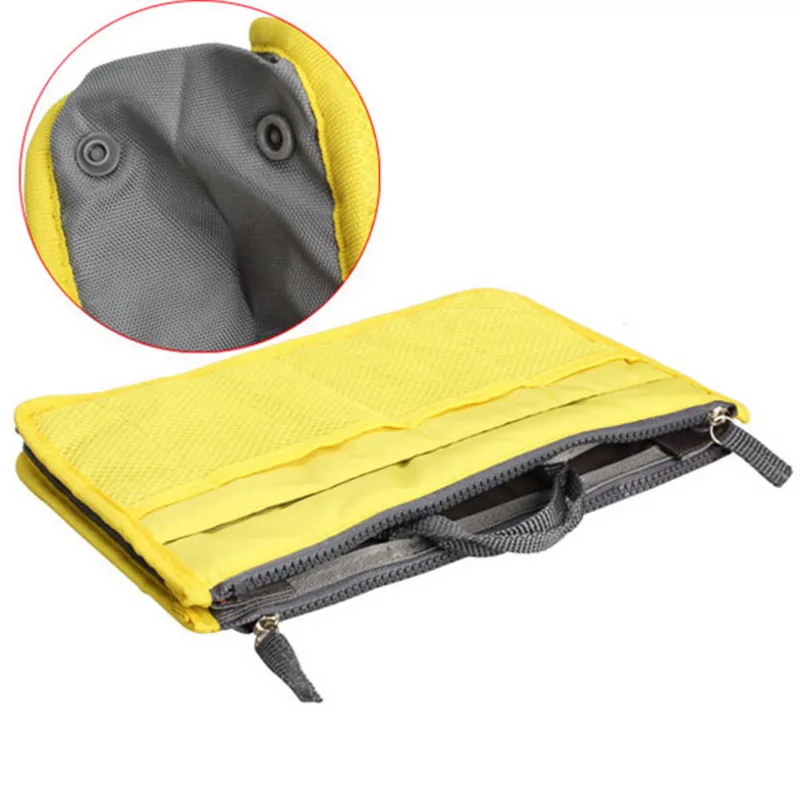 

Portable Travel Cosmetic Bag Insert Handbag Organizer Purse Liner Organize Bags Make Up Storage Bag S5S527N06