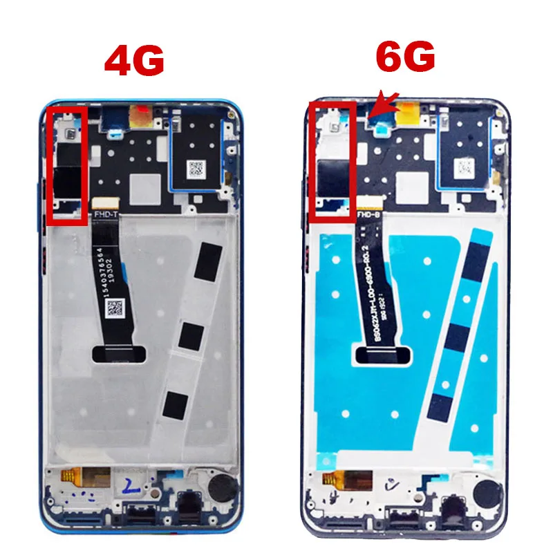 Оригинальный сенсорный ЖК-дисплей для Huawei P30 Lite Nova 4e 6 15 дюйма с рамкой сменный