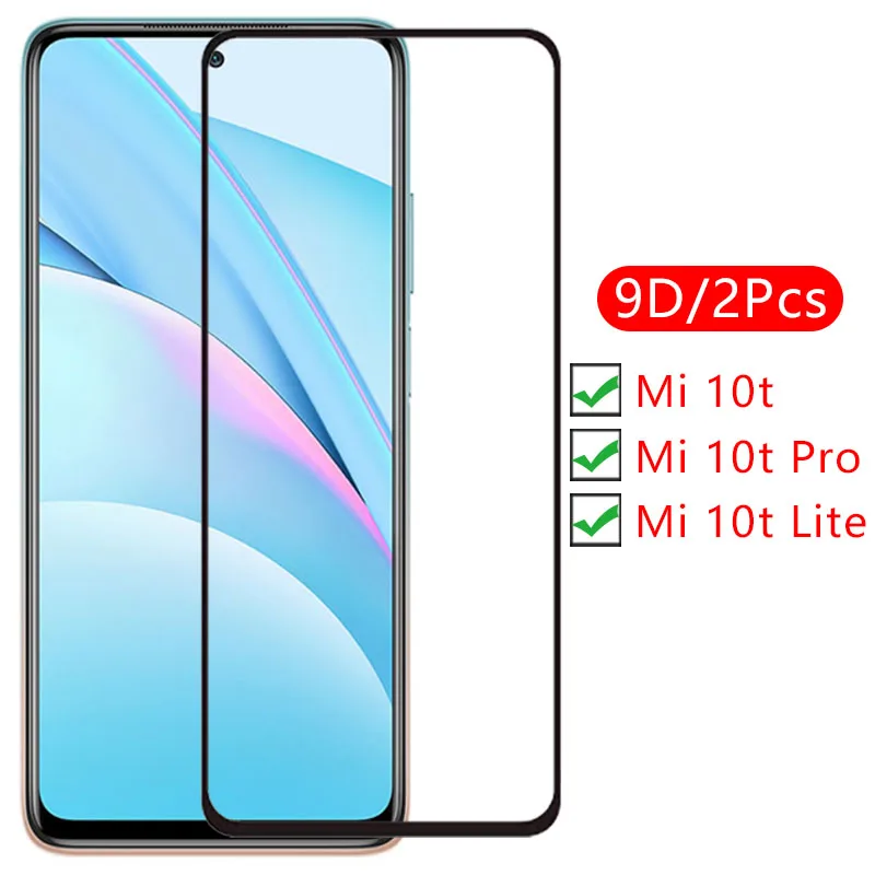 9d защитное закаленное стекло для xiaomi mi 10 t pro lite Защита экрана ksiomi xiomi t10 10tpro 10tlite light