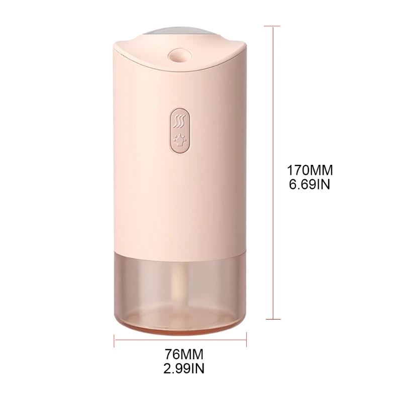 

Cordless Humidifier Projection Mini Travel Portable Cool Car Mist Wireless Aroma Diffuser for Yoga SPA Personal Home Office