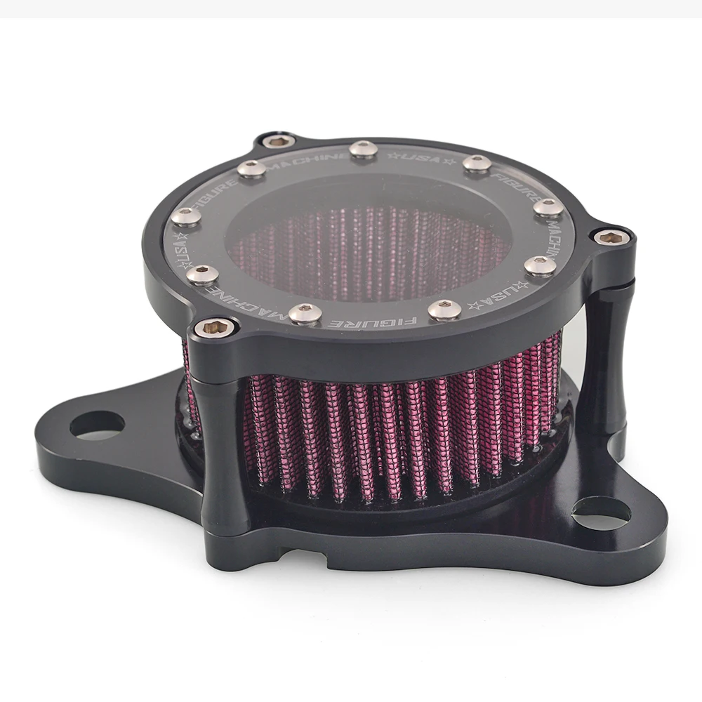 Set of Motorcycle Air Cleaner Intake Filter System Kit Aluminum for Sportster 1988-2015 XL883 1200 2004-2015 | Автомобили и