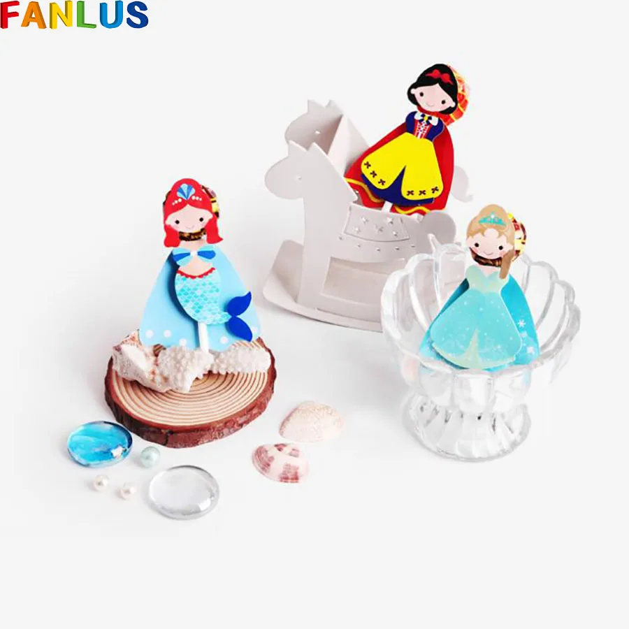 48 шт. Золушка мультфильм персонаж День Рождения украшения для леденец детей