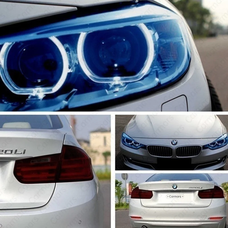 Виниловая пленка для автомобильных фар 30x60 см прозрачная на задний фонарь 12