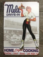 mels drive in car hoptin sign hot rod street rod man cave home decor vintage signs retro