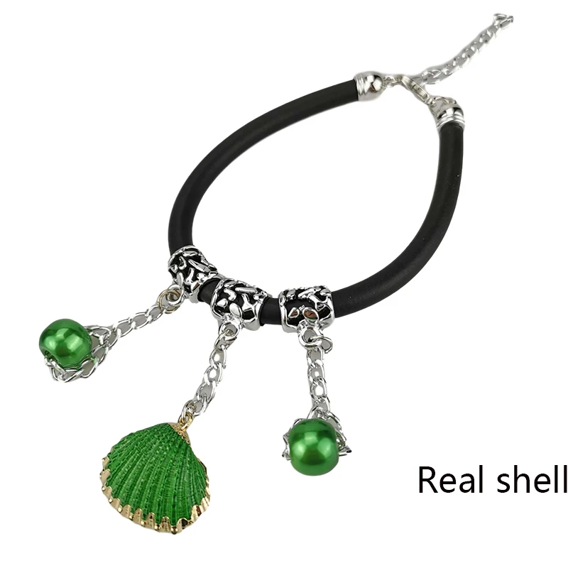 Новый зеленый жемчужный браслет UKEBAY жемчужные браслеты женские резиновые