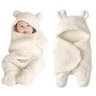 Новые товары для малышей 0-12 месяцев, модное милое белое спальное одеяло для мальчиков и девочек, хлопковый безопасный и безопасный Детский костюм