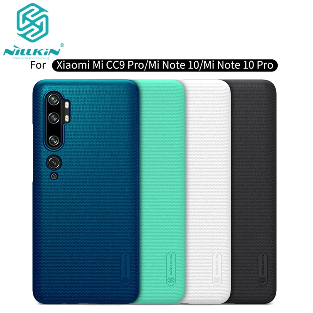 10 шт./лот суперматовый защитный чехол Nillkin для Xiaomi Mi CC9 Pro Жесткий Чехол из