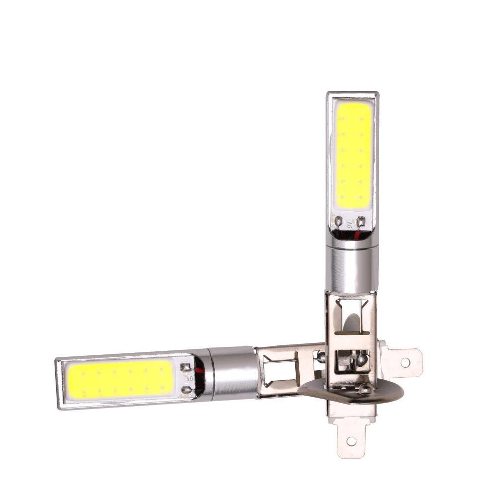 1 шт. Автомобильная сменная светодиодная противотуманная фара COB Чип Лампа H1/H3