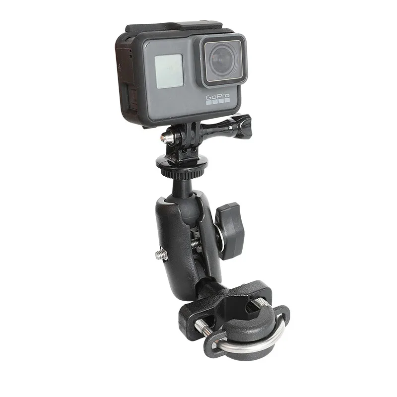 Велосипедный Мотоцикл Руль заднего зеркала крепление рельса для Gopro Hero7 6 5 4 SJCAM Yi 4K eken go pro держатель для Крепления Ram аксессуары