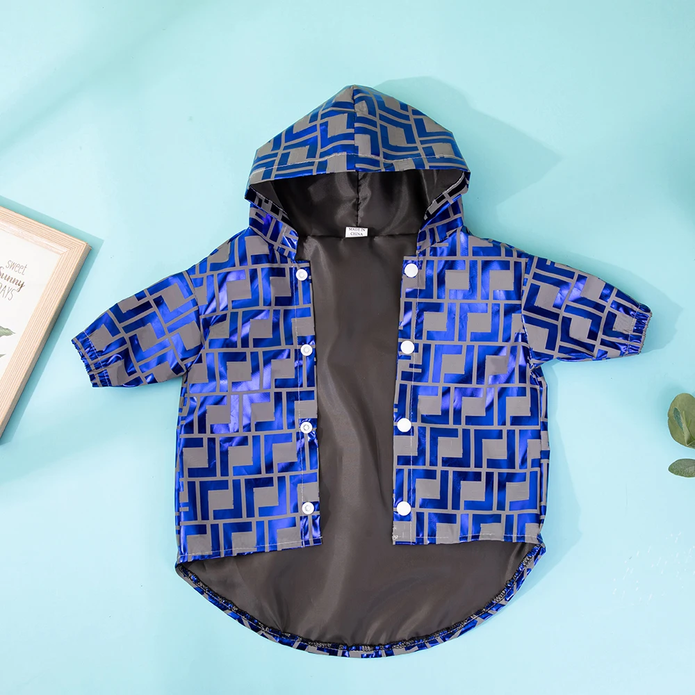 

2022 Luxury Pet Clothes Night Reflective Material Dog Walking Safety French Bulldog Chihuahua Dog Clothes Jacket Coat