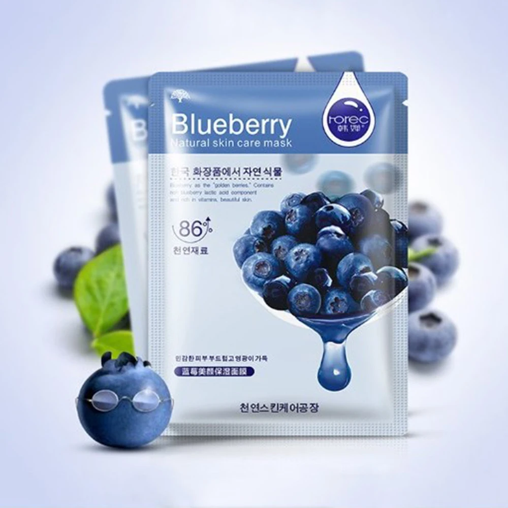 1 шт. увлажняющая маска для лица с алоэ медовыми оливками гранатом отбеливание