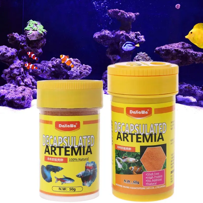 Креветка рассола яйца артемии кормовых культур океан Здоровое питание Корм для