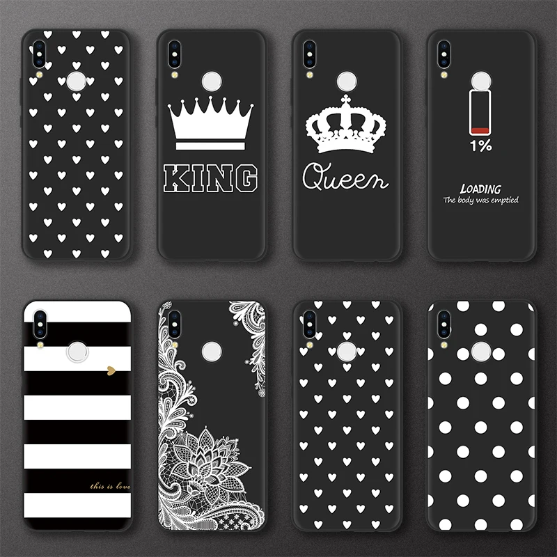 Чехол s King queen для huawei P20 P30 Pro P Smart P10 P8 P9 Lite чехол для huawei mate 20 30 10 Pro Lite чехол с волнистым узором