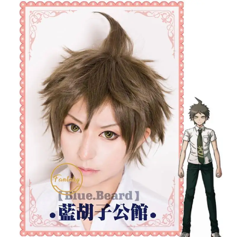 Хаджим Хината данганронпа 2 короткие синтетические волосы термостойкие головные