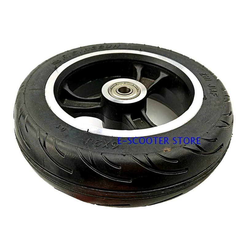 6X2 soild wheel 6X2J 6 дюймов soild Tire M8 алюминиевая ступица для электрического скутера инвалидной коляски 6 дюймов твердое заднее колесо
