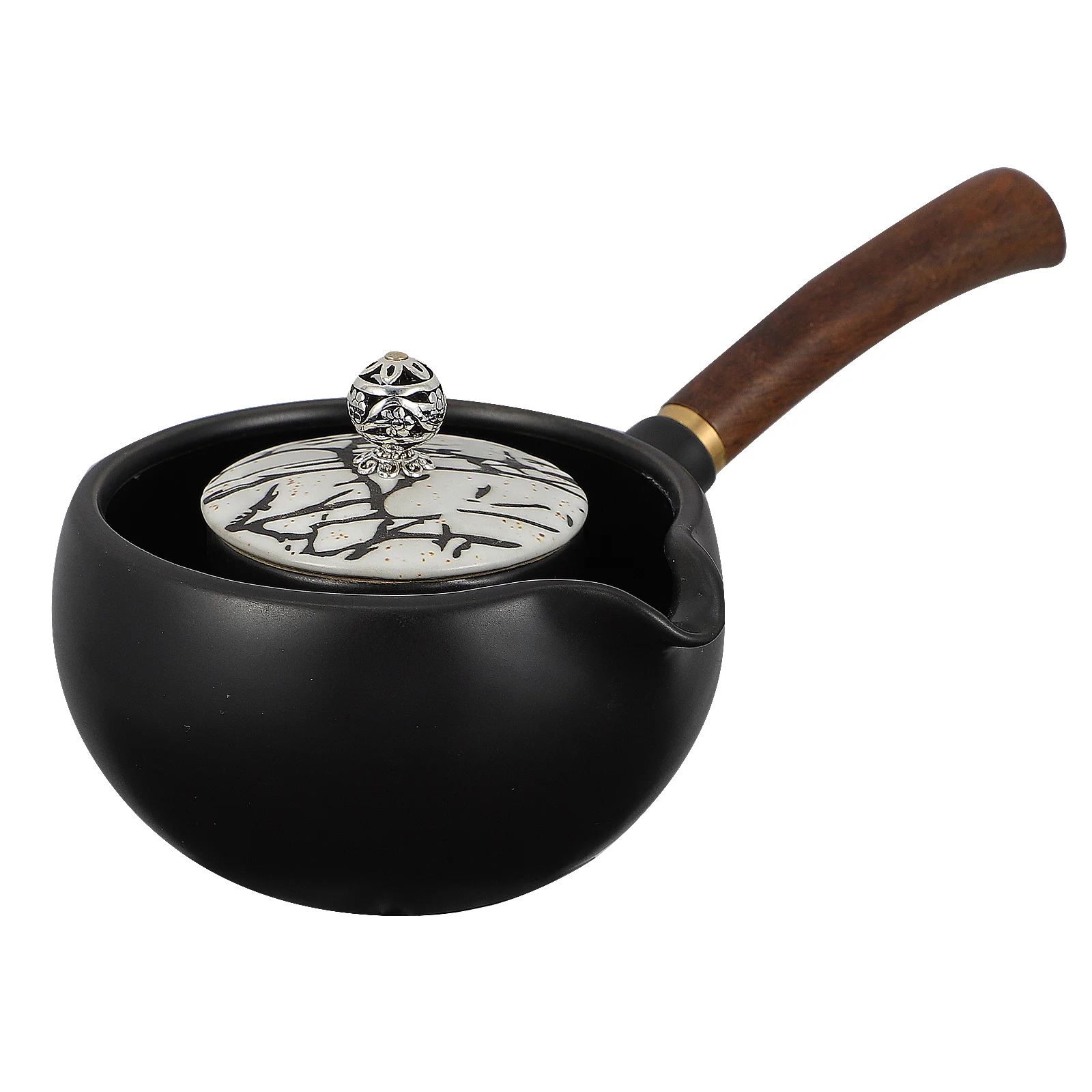 

1Pc Fine Filter Ceramic Teapot Kettle Home Teapot Long Handle Ceramic Teapot