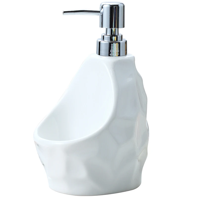 

ceramic soap dispenser for kitchen ceramic + ABS home decoration liquid soap lotion dispenser bathroom accessories