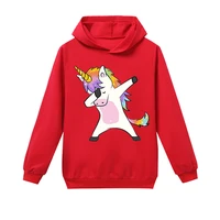 unicorn spring and autumn children clothing hooded sweater big boys and girls sports and leisure home fashion sweaters costume