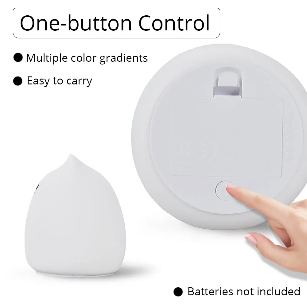 

Creative Bedroom Desktop Decor Lamp LED Night Lamp Touch Sensor Cat Silicone Animal Light Colorful Child Holiday Gift Sleepping